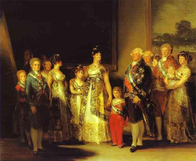 Francisco Jose de Goya Charles IV and His Family china oil painting image